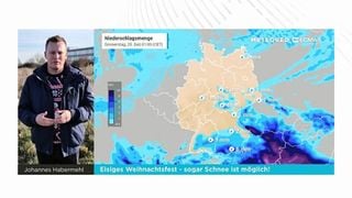 Eisiges Weihnachtsfest - sogar Schnee ist möglich!