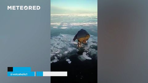 Incredibile esperimento sul lago Bajkal, Russia