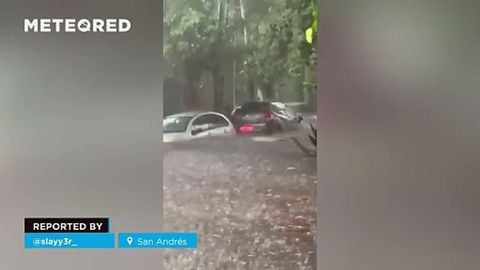 Uma tempestade muito intensa causou inundações em Buenos Aires, Argentina