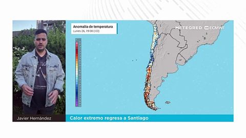 Calor extremo regresa a Santiago