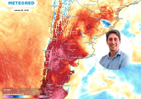 Ola de calor persistente y sequía en el este de Argentina