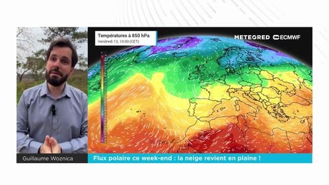 Flux polaire ce week-end : la neige revient en plaine !