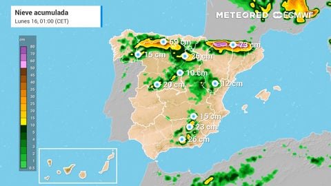 Oriana traerá más frío y nieve en cotas bajas