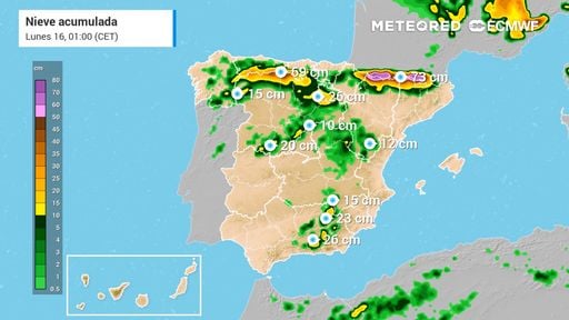 Oriana traerá más frío y nieve en cotas bajas