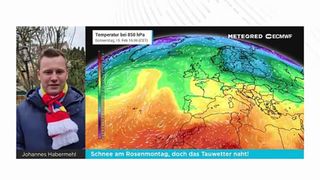 Schnee am Rosenmontag, doch das Tauwetter naht!