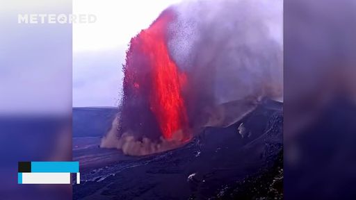 Impresionante proceso eruptivo del volcán Kilauea, Hawaii