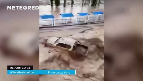 Las lluvias torrenciales vuelven a arrasar Arequipa, Perú