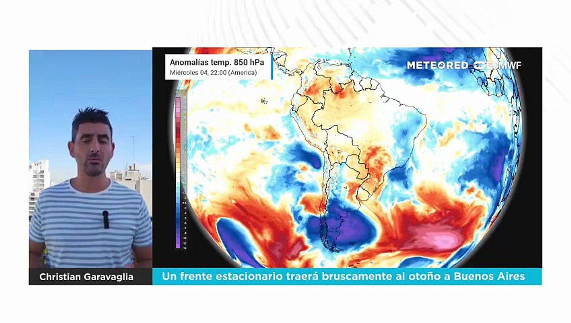 Un frente estacionario traerá bruscamente al otoño a Buenos Aires