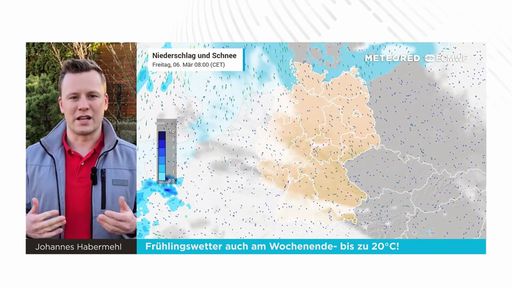 Frühlingswetter auch am Wochenende- bis zu 20°C!