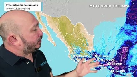 Tormentas y posibles granizadas por el frente frío número 40