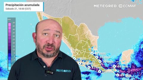 Fin de semana en México con tormentas dispersas y altas temperaturas