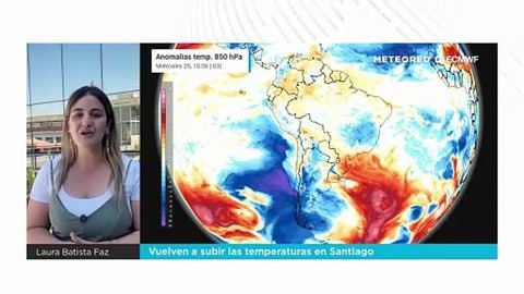 Vuelven a subir las temperaturas en Santiago