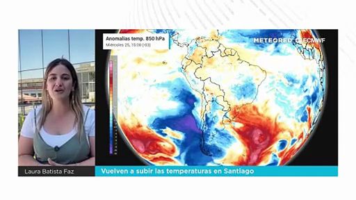 Vuelven a subir las temperaturas en Santiago