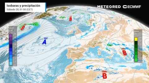 Un anticiclón de récord condicionará el tiempo de la Semana Santa