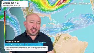 Fin de semana con tormentas eléctricas y granizadas en México