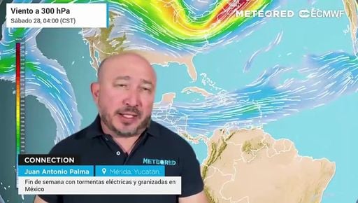 Fin de semana con tormentas eléctricas y granizadas en México