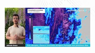 Frio abrupto, chuva e trovoada atingem Portugal nos próximos dias