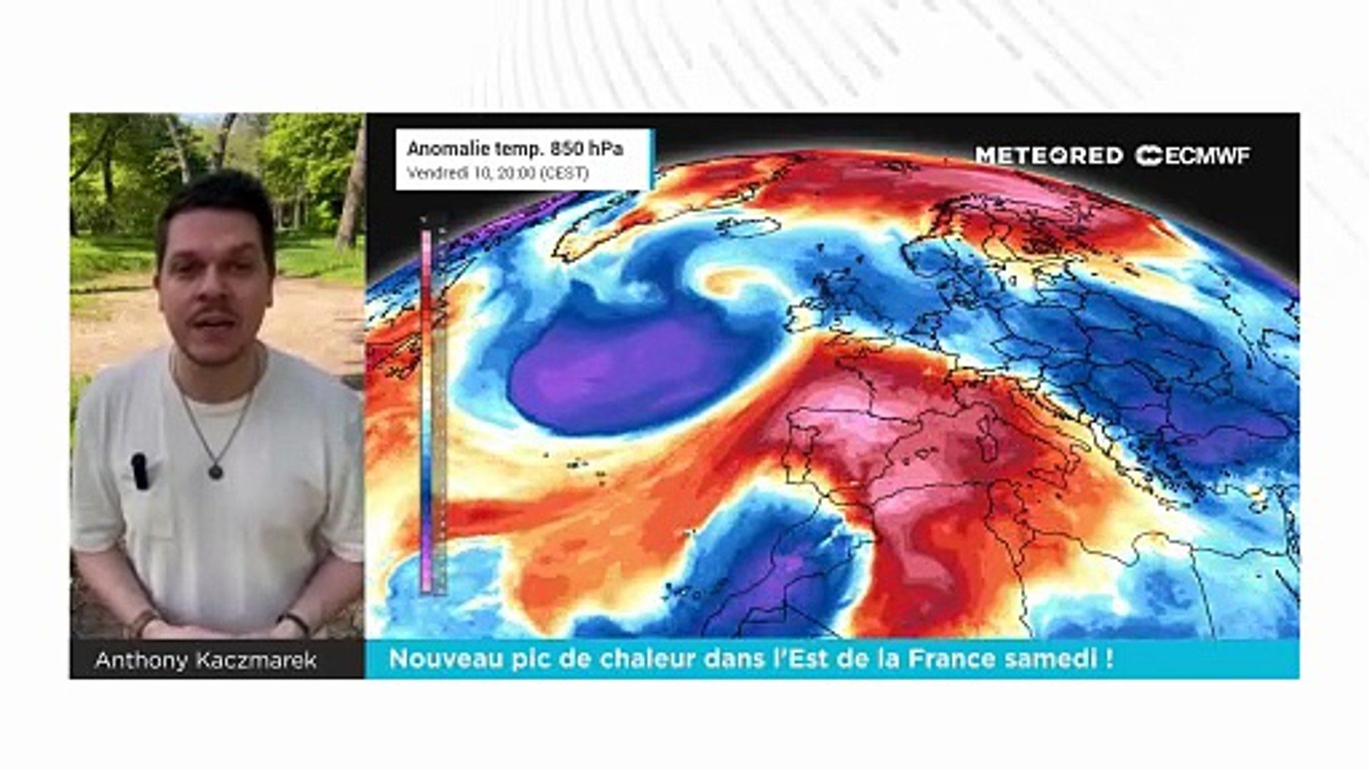 Nouveau pic de chaleur dans l'Est de la France samedi !