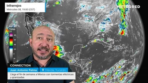 Llega el fin de semana a México con tormentas eléctricas y granizadas