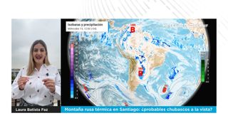 Montaña rusa térmica en Santiago: ¿probables chubascos a la vista?