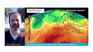 La semana acabará con más de 30 ºC en varias capitales