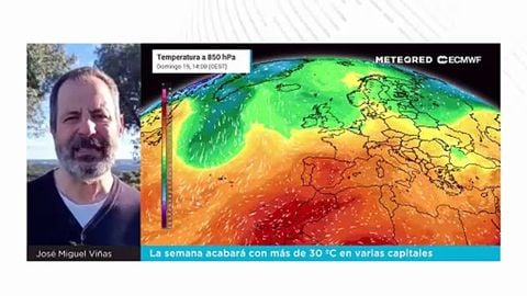 La semana acabará con más de 30 ºC en varias capitales