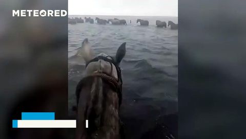Importantes inundaciones entre entre las provincias de Córdoba y Santiago del Estero, Argentina