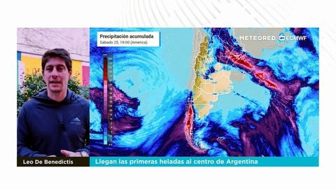 Llegan las primeras heladas al centro de Argentina