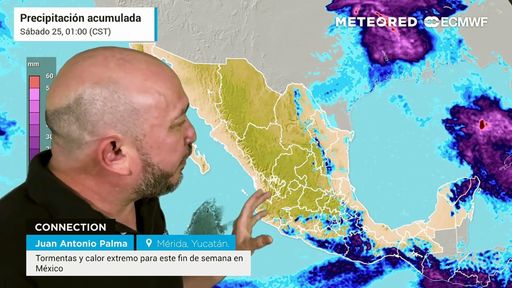 Tormentas y calor extremo para este fin de semana en México
