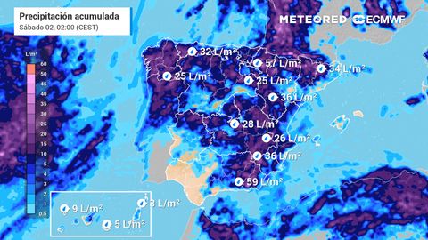 Puente de mayo con tormentas fuertes en España