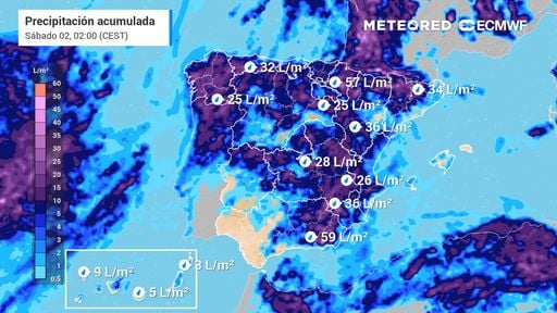 Puente de mayo con tormentas fuertes en España