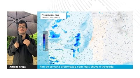 Fim de semana prolongado com mais chuva e trovoada