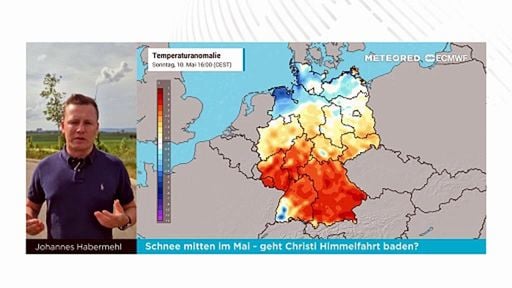 Schnee mitten im Mai - geht Christi Himmelfahrt baden?