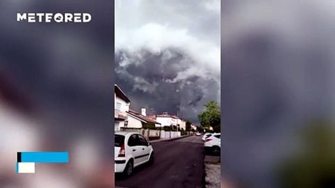 Várias supercélulas causam estragos na região de Veneto, em Itália
