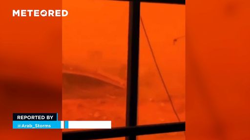 Una tormenta de arena barre Al Anbar, Irak