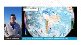Tras el frío, asoman lluvias y tormentas sobre Buenos Aires