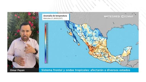 Sistema frontal y ondas tropicales: afectarán a diversos estados