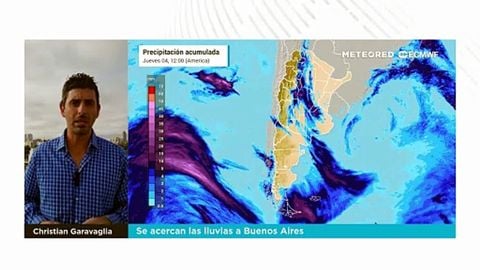 Se acercan las lluvias a Buenos Aires