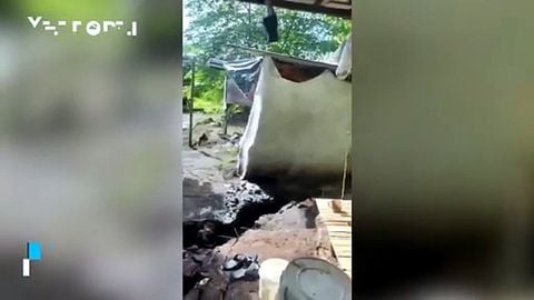 Así se partió el suelo en la isla de Mindanao (Flipinas) durante el terremoto de magnitud 7,8