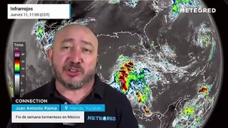 Fin de semana tormentoso en México