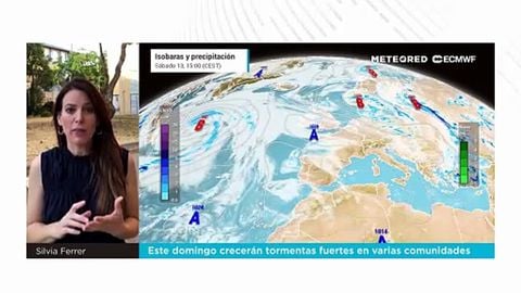 Este domingo crecerán tormentas fuertes en varias comunidades