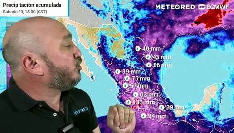Tormentas, granizadas y posibles encharcamientos en México
