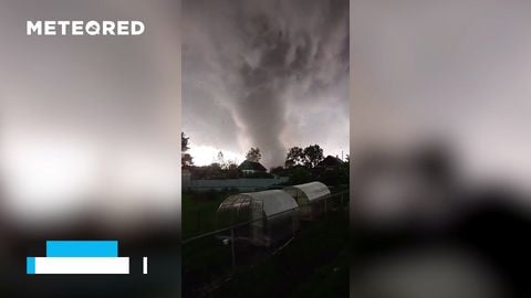 Poderoso tornado azotó Kushva, Rusia