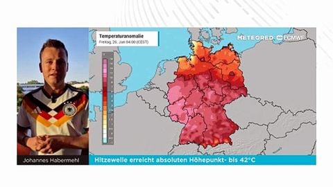 Hitzewelle erreicht absoluten Höhepunkt- bis 42°C