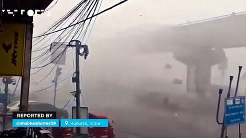 Un reventón húmedo provoca grandes daños en Calcuta, India