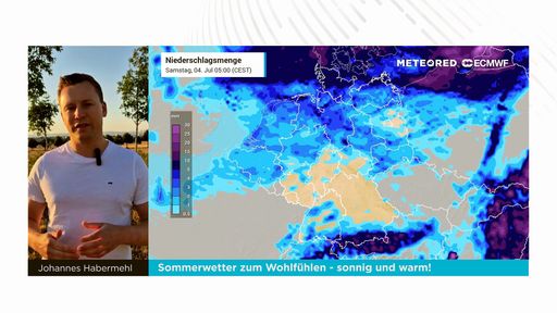 Sommerwetter zum Wohlfühlen - sonnig und warm!