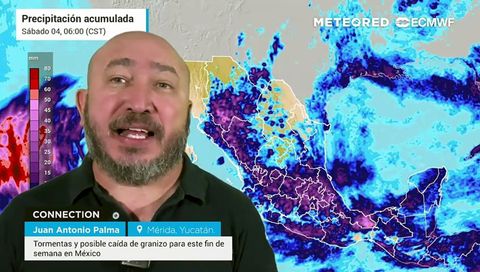 Tormentas y posible caída de granizo para este fin de semana en México