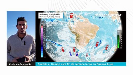 Cambia el tiempo este fin de semana largo en Buenos Aires