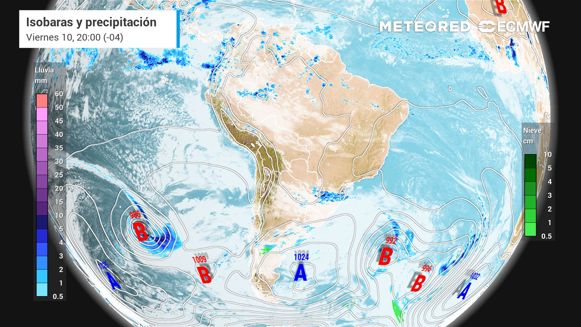 Sistema frontal con lluvias intensas y peligro de aluviones se aproxima a O'Higgins