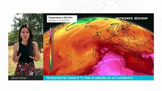 Temperaturas hasta 8 ºC más el sábado en el Cantábrico